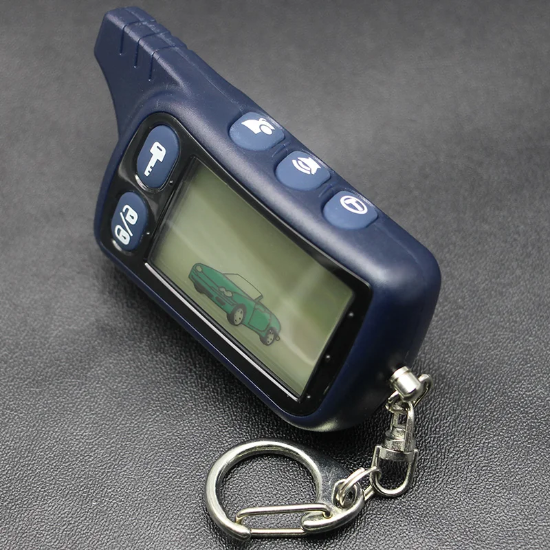 2-pásmový TZ9010 LCD Diaľkové Ovládanie Kľúčom,TZ-9010 príveskom Reťazca pre Vozidla Bezpečnosti Dve Spôsobom, Auto Alarm Systém Tomahawk TZ 9010