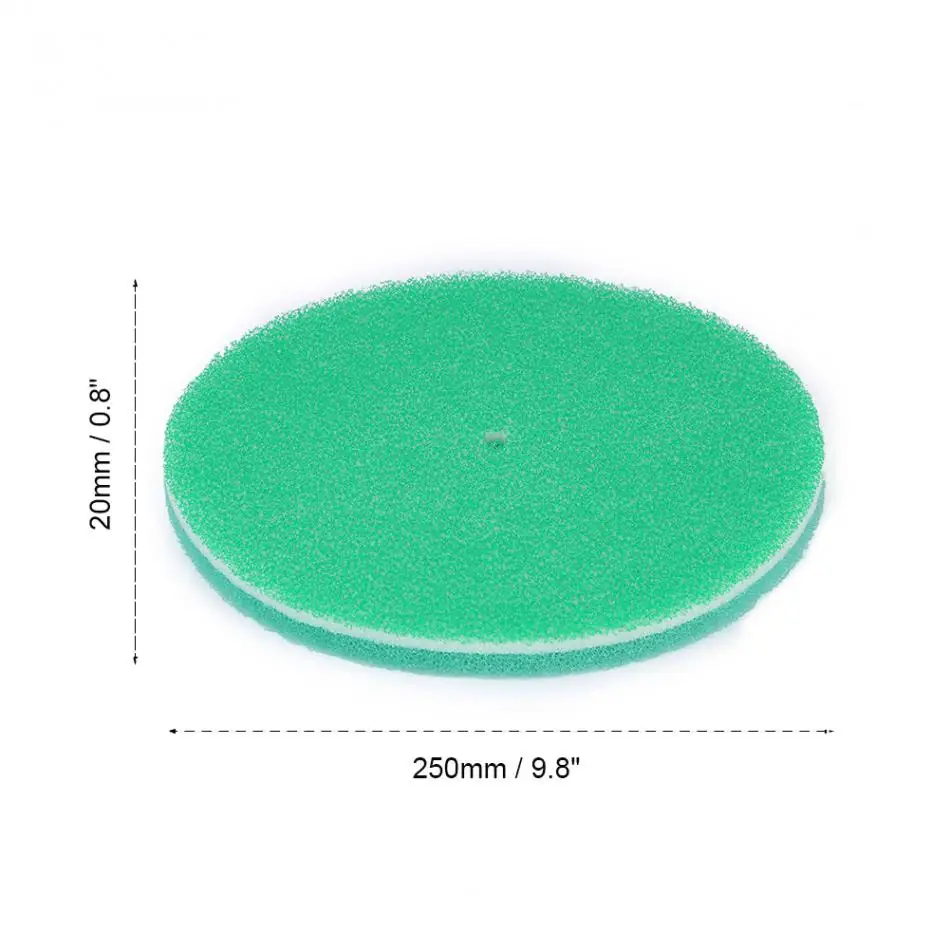 20 * 250 mm Farba Zelená Huba Hlavu vzduchový Filter Náhradné Hubky 3 Vrstvy vzduchový Filter Huba