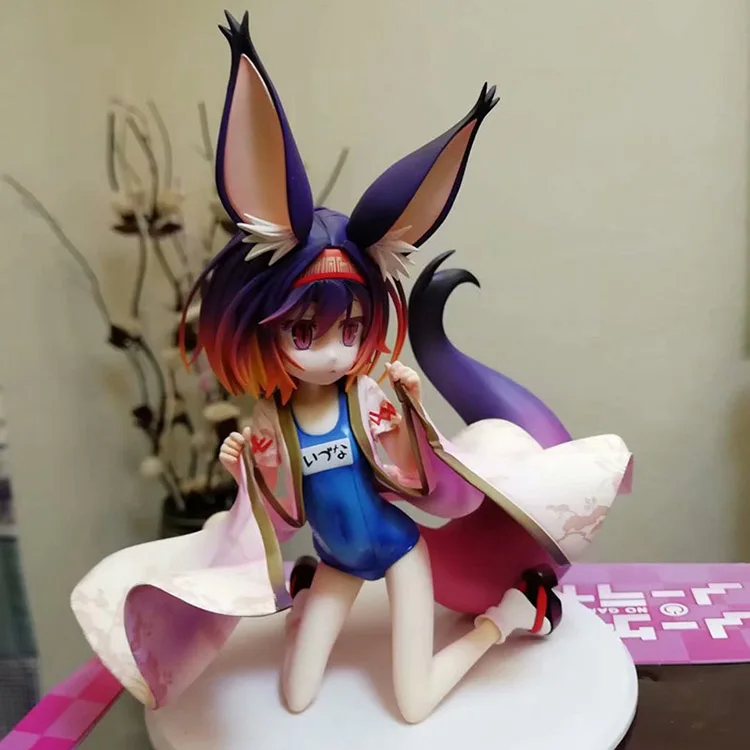 20 CM Japonské anime graf Č HRA ŽIADNY ŽIVOT Hatsuse Izuna plavky ver aciton obrázok zberateľskú model hračky pre chlapcov