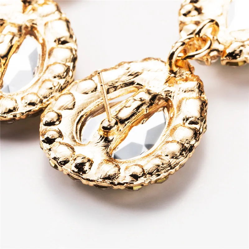 2019 Earings Módne Šperky Európskej Prehnané Multi-layer Drop-tvarované Akryl Žien Strany Populárny Strana Náušnice
