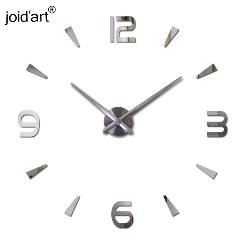 2019 Nové Diy Nástenné Hodiny Akryl diy Hodiny Quartz Hodinky Reloj De Porovnanie Obývacia Izba Moderné 3d Zrkadlo Nálepky Horloge Domov Klok