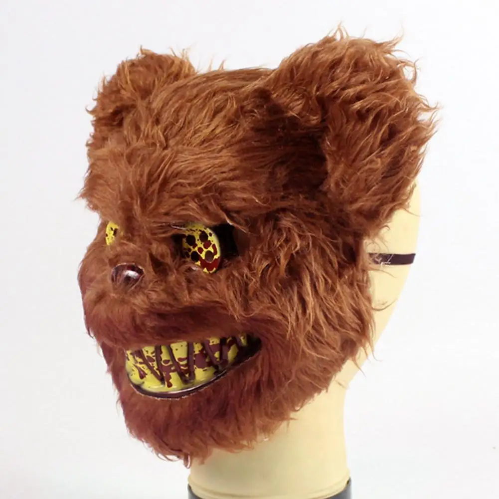 2019 Nové Krvavé Macko Maska Maškaráda Strašidelné Plyšové Maska Halloween Výkon Rekvizity Módne Halloween Dodávky