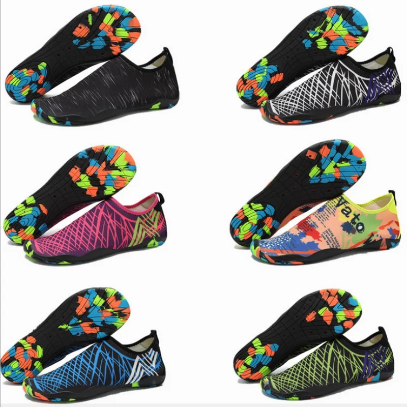 2019 Nové Letné Topánky Vody Mužov Plážové Sandále Proti Prúdu Aqua Topánky Muž Rýchle Suché Rieky, Mora Papuče Potápanie, Plávanie Ponožky