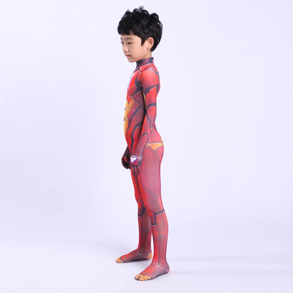2020 3D Vytlačené Iron Man Cosplay Kostýmy Spandex Dospelých Kombinézach & Remienky Halloween Kostýmy pre Deti Vianočný Kostým