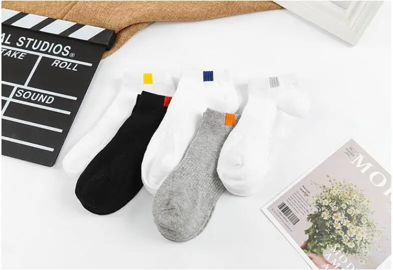 2020 5 ks/veľa mužov Ponožky Priedušná Športové ponožky Farbou Loď ponožky Pohodlné Bavlnené Ponožky