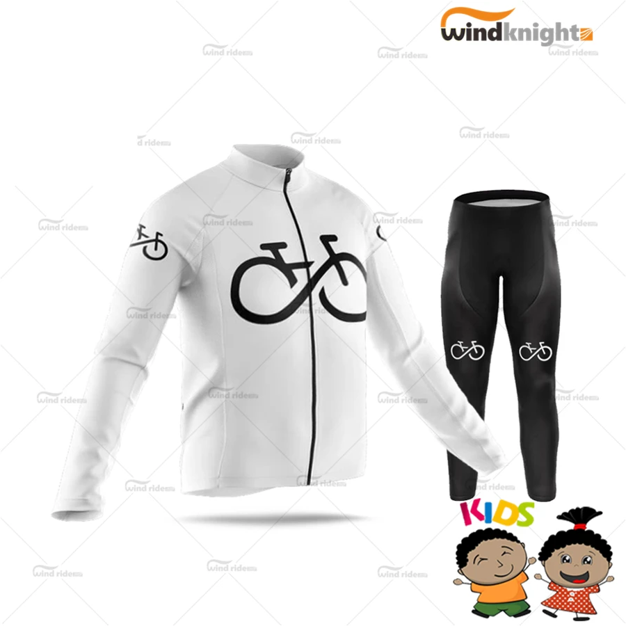 2020 Dieťa Cyklistika Dres Nastaviť Deti Oblečenie na Jar jeseň Pro Team Oblečenie MTB Jednotné Módna Bunda na Voľný čas Rýchlo Vyschnúť