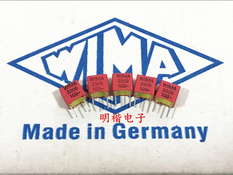 2020 hot predaj 10pcs/20pcs Nemecko WIMA FKP2 63V 3300PF 332 3300P P: 5mm Audio kondenzátor doprava zadarmo