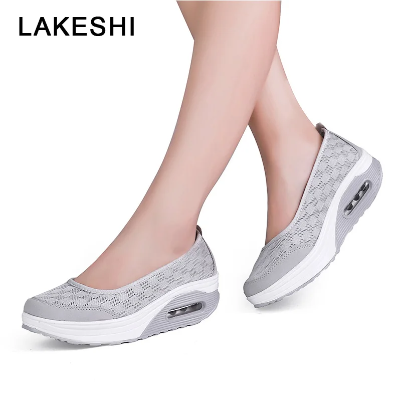 2020 Lete Ženy Sandále Priedušný Oka Ženy Letná Obuv Módna Platforma Shake topánky