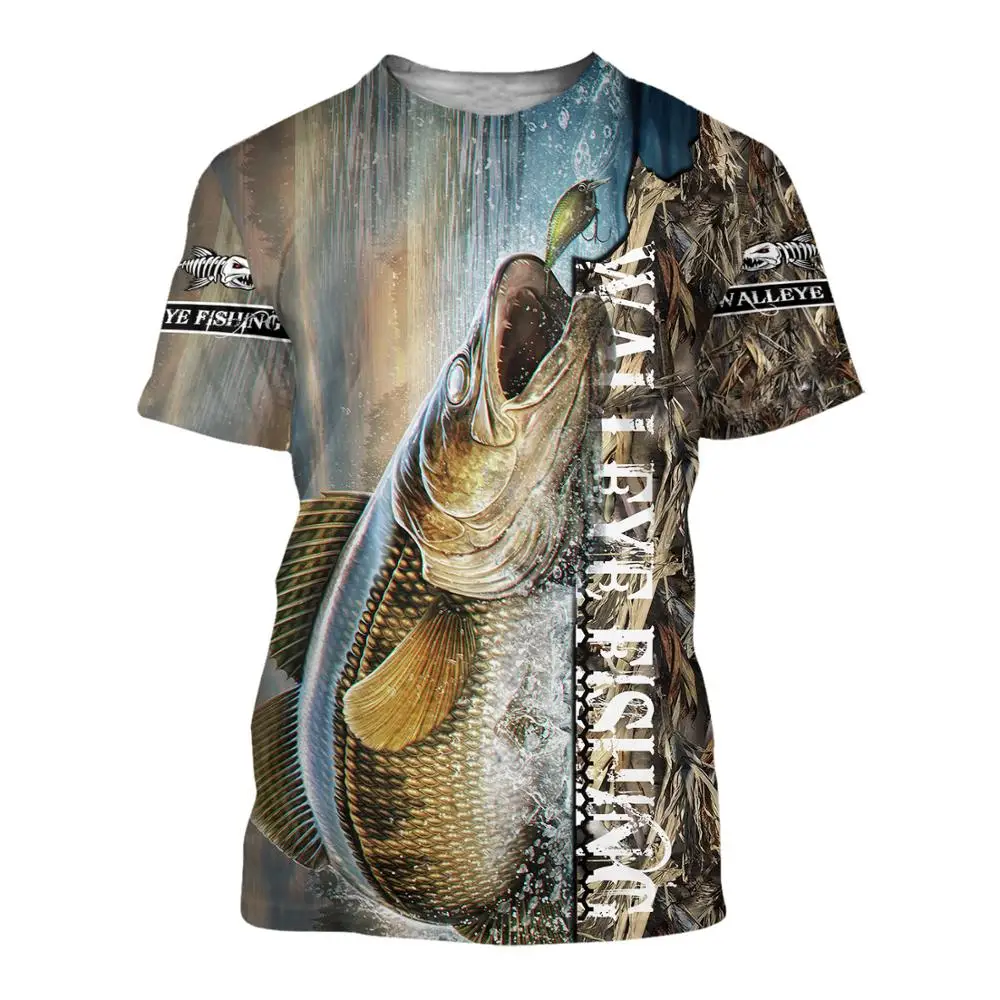 2020 Letné Módne Mens t-shirt Láska Rybolov 3D Vytlačené Harajuku Krátke tričká Unisex Bežné Streetwear topy KJ0145