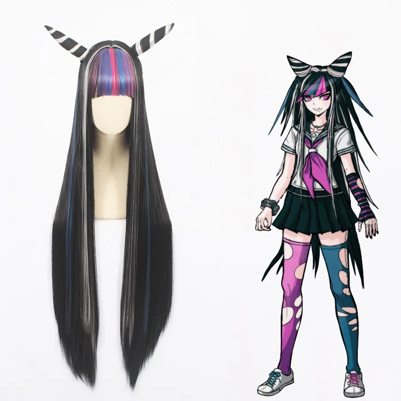 2020 Nové Anime Danganronpa Mioda Ibuki Cosplay Parochne 100 cm Dlhé Tepelne Odolných Syntetických Vlasov Perucas Cosplay Parochňu + Parochňu Spp