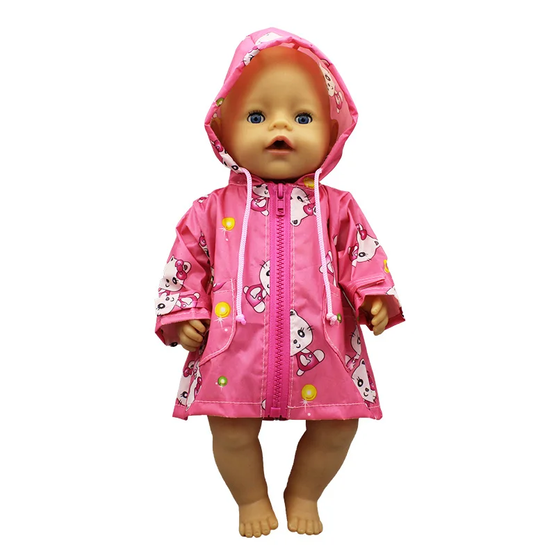 2020 Nový pršiplášť Doll Oblečenie vhodné Pre 18 palcov/43 cm narodil baby Doll oblečenie reborn Bábiky Príslušenstvo