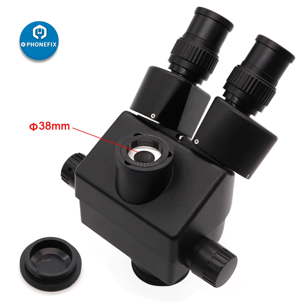 2021 Black 3,5 X-90X Súčasne-hlavná Trinocular Stereo Mikroskopom 21MP 38MP HDMI Fotoaparátu Digitálny Video Mikroskopom Telefón PCB Spájkovanie