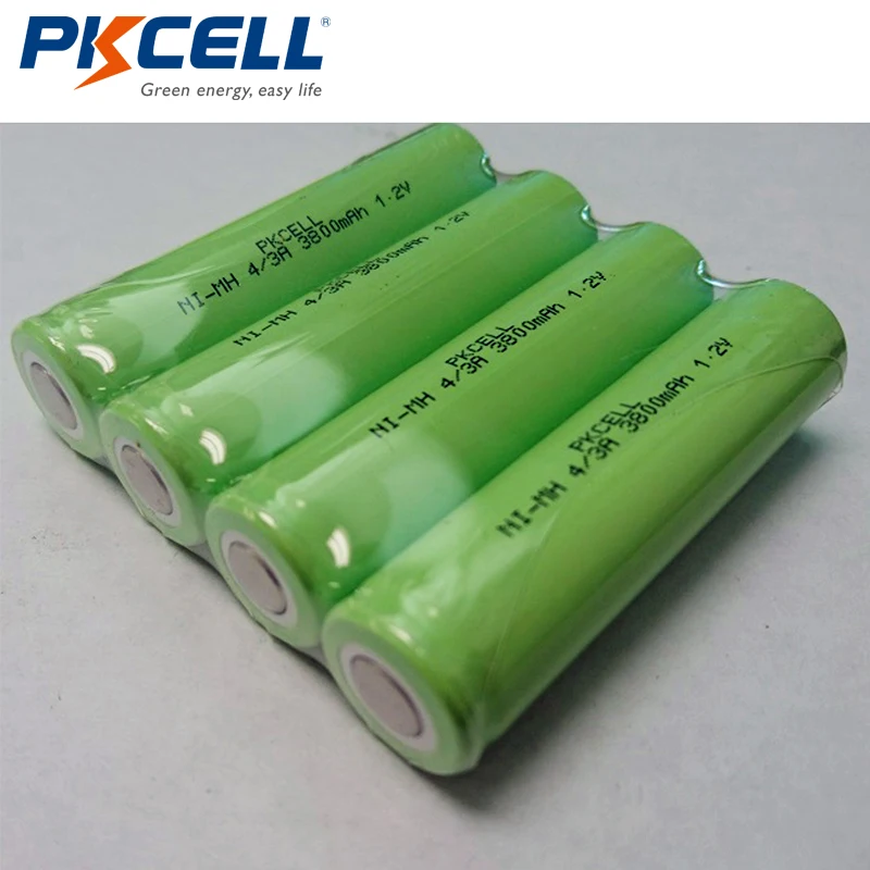 20pcs PKCELL 17670 4/3A NiMH Nabíjateľné Batérie 3800mAh 1.2 V NI-MH Industrail Batérie pre Elektrické nástroje/Núdzové osvetlenie