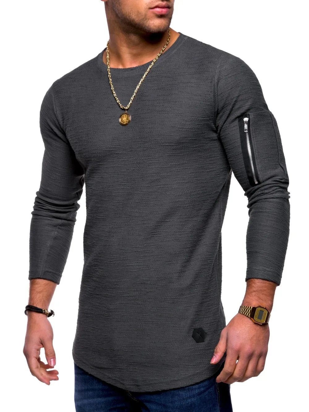 2596-pánske Letné Nové pánske Bavlnené Trend Vyšívané Klope Krátky Rukáv T-Shirt Mužov