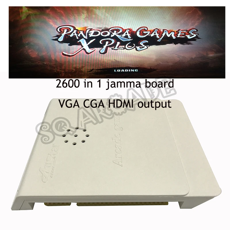 2600 v 1 Jamma Rada Pandora herného Poľa X Konektor Podpora VGA CGA HDMI výstup 2D, 3D Hry PCB Dosky 70P HD