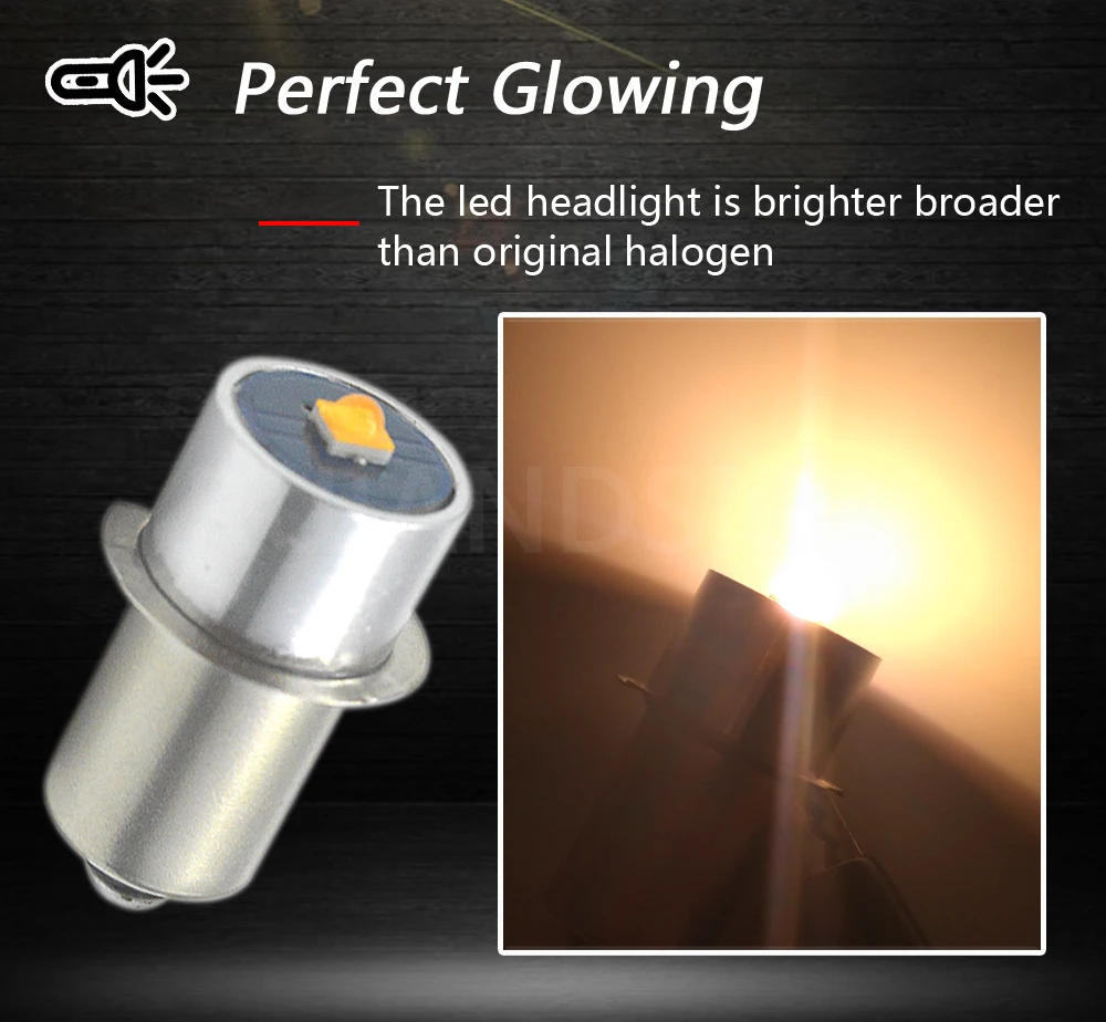 2x E10 P13.5S LED CR-EE Čip Žiarovka 3V 4.5 V 6V 9V 12V 18V 6-24V Mini Maglite Pochodeň Baterka Flash Light Nahradenie 3W Spot Lampy
