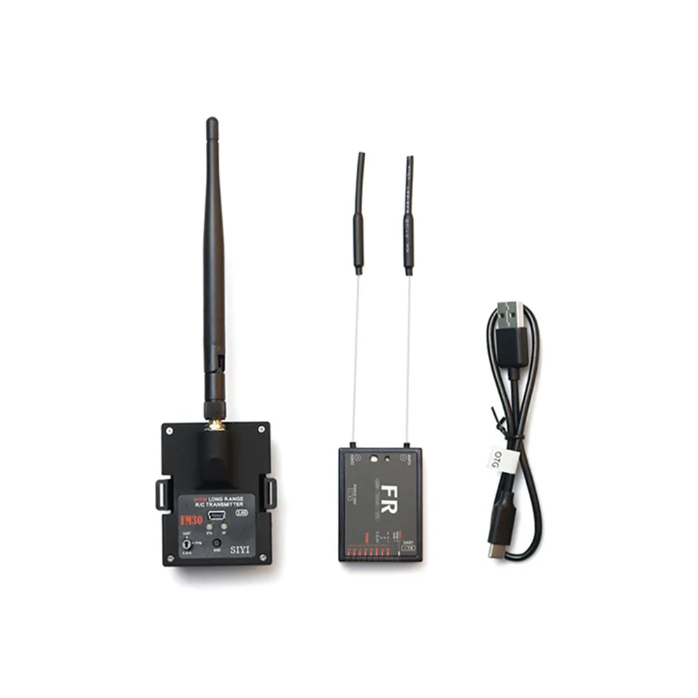 30 KM Dlhý Rad SIYI FM30 Rádio Modul s Spojovaciu Telemetry Bluetooth Prijímač OpenTX Racing Hučí 2.4 G FM30 Vysielač