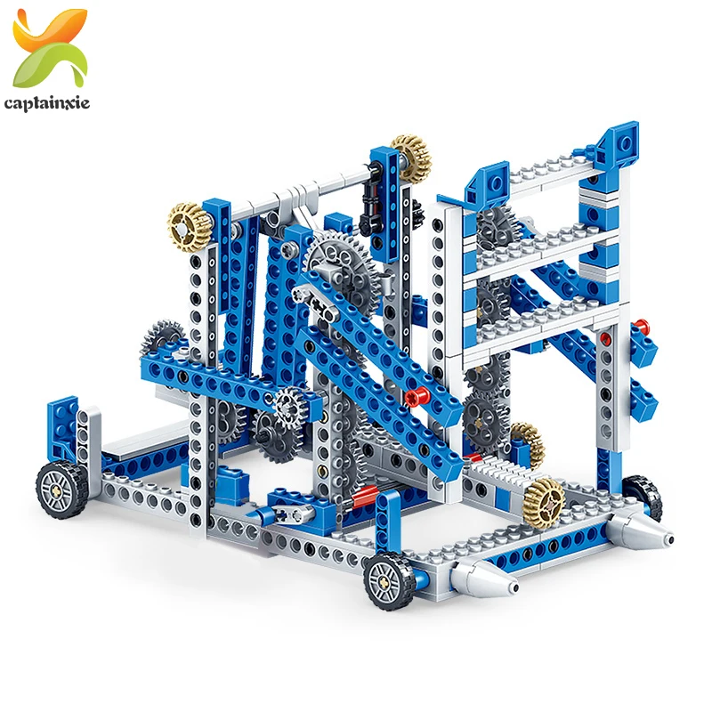 354pcs 4in1 Vynálezca Inžinierstva Truck Stavebné Bloky Techniku, Stavebné Nastaviť DIY Tehla Hračky Pre Deti,