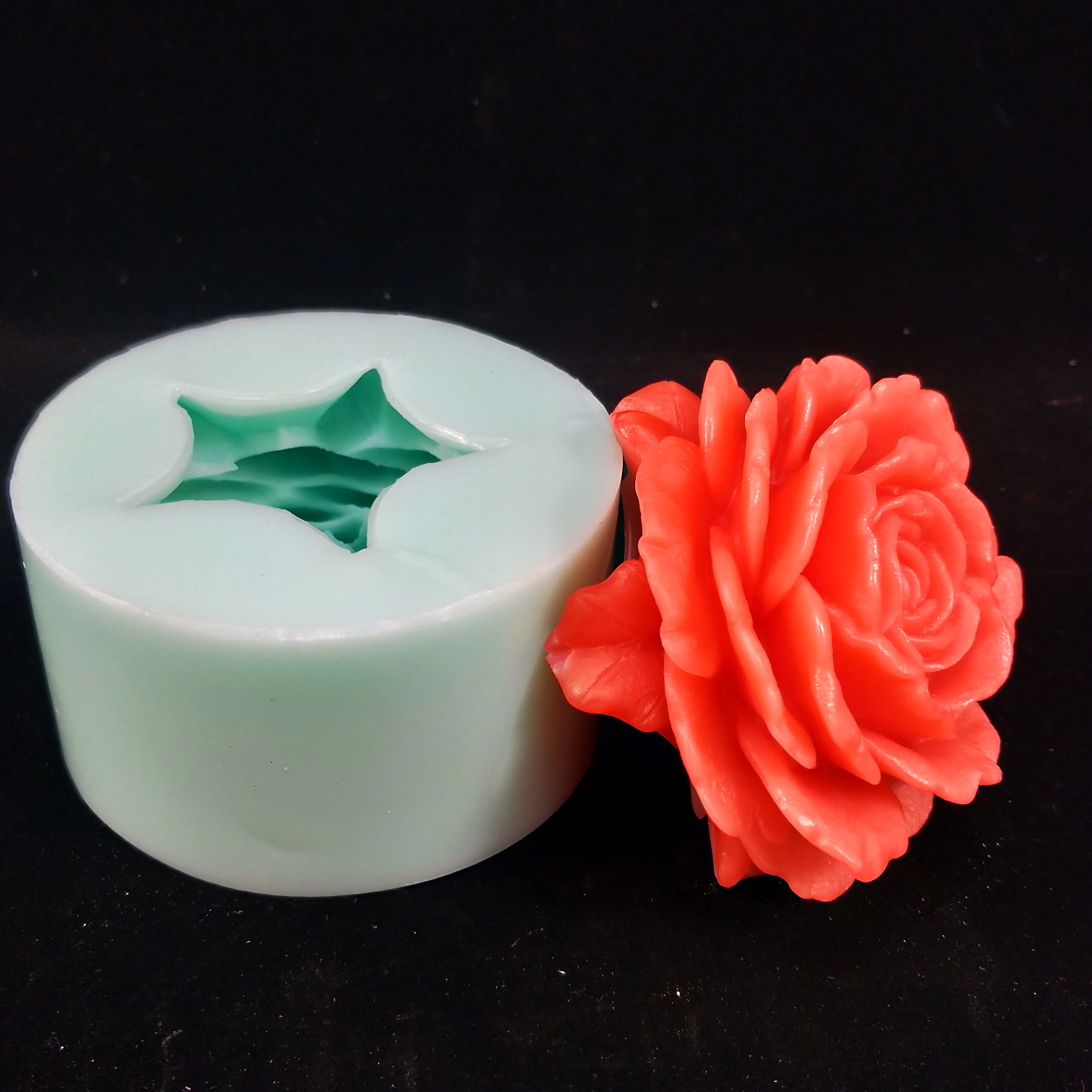3D Ruže kvet silikónové formy na mydlo, takže DIY fondant cake decoration formy ručné silikónové formy rose