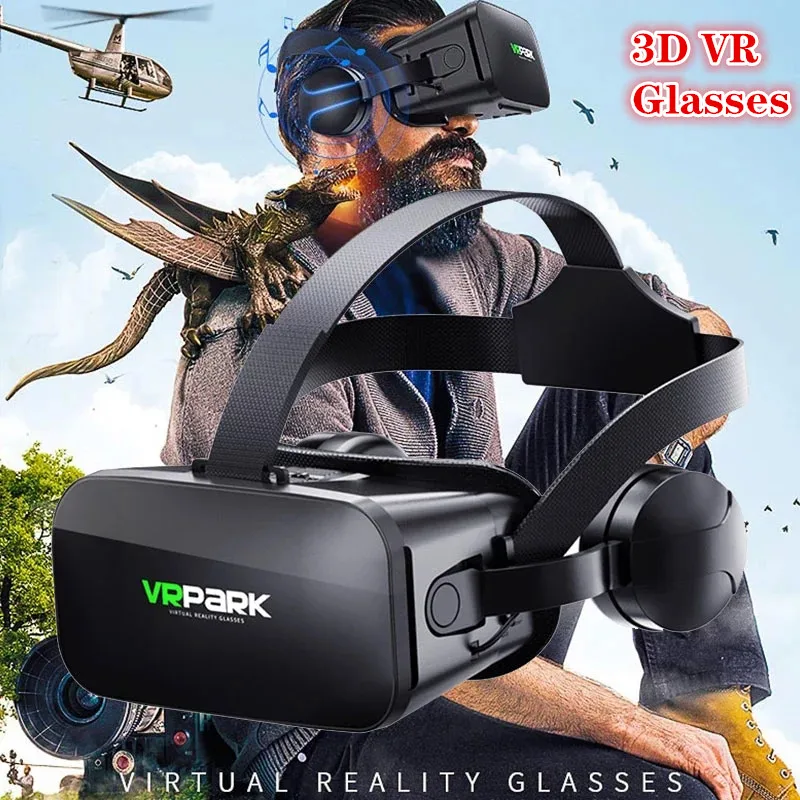 3D VR Okuliare Okuliare S Hráč Radič Headset Prilba Typ VR Okuliare Pre 4.5 - 6.7 Smart Telefón, WiFi FPV Drone Deti Hračka