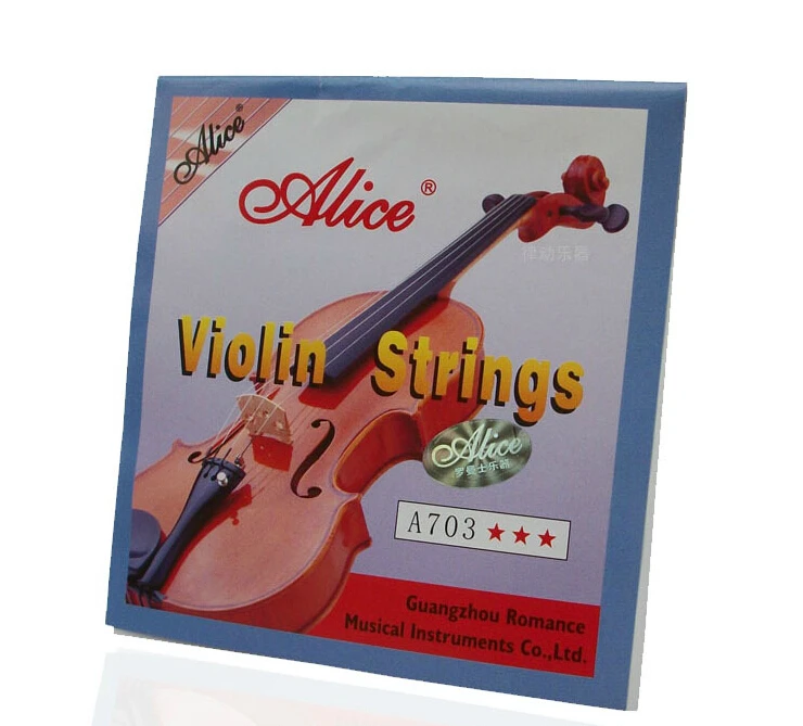 40 Sady Husľové Struny E A D G pre Violino Struny 4/4 A703 Alice Struny Huslí Príslušenstvo