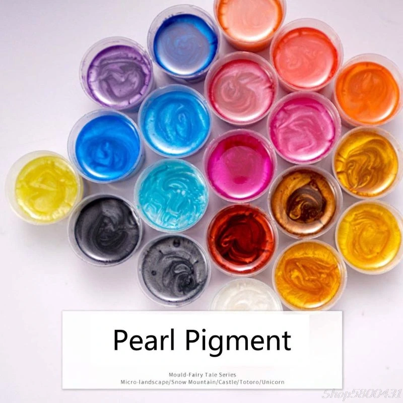 41 Farby Pearlescent Pigment Sľudový Prach Epoxidové Živice Farbivo na Farbenie Pearl Pigment Živice Šperky Čo S29 20 dropshipping