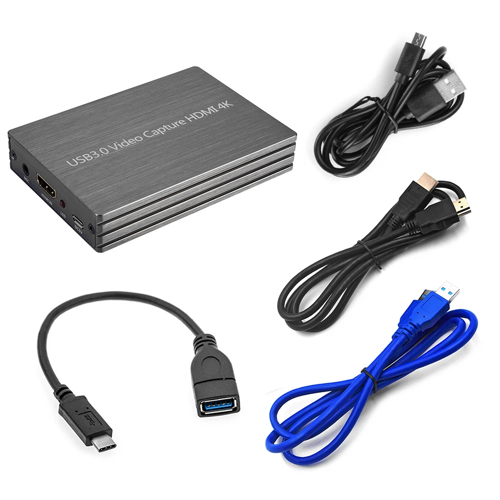 4K 1080P HDMI USB 3.0 digitalizačné Karty pre OBS Live Stream Vysielania Prípade Automaticky Upraviť Nastavenia pre Výstup Veľkosť