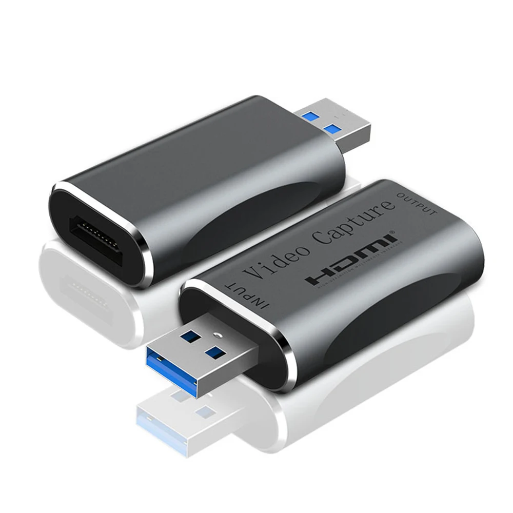 4K Video USB 3.0 zachytiť kartu 1080p 60fps HDMI Video Grabber, Záznam, Pole pre PS4 Hry Videokamera, Fotoaparát Nahrávanie Live Streaming