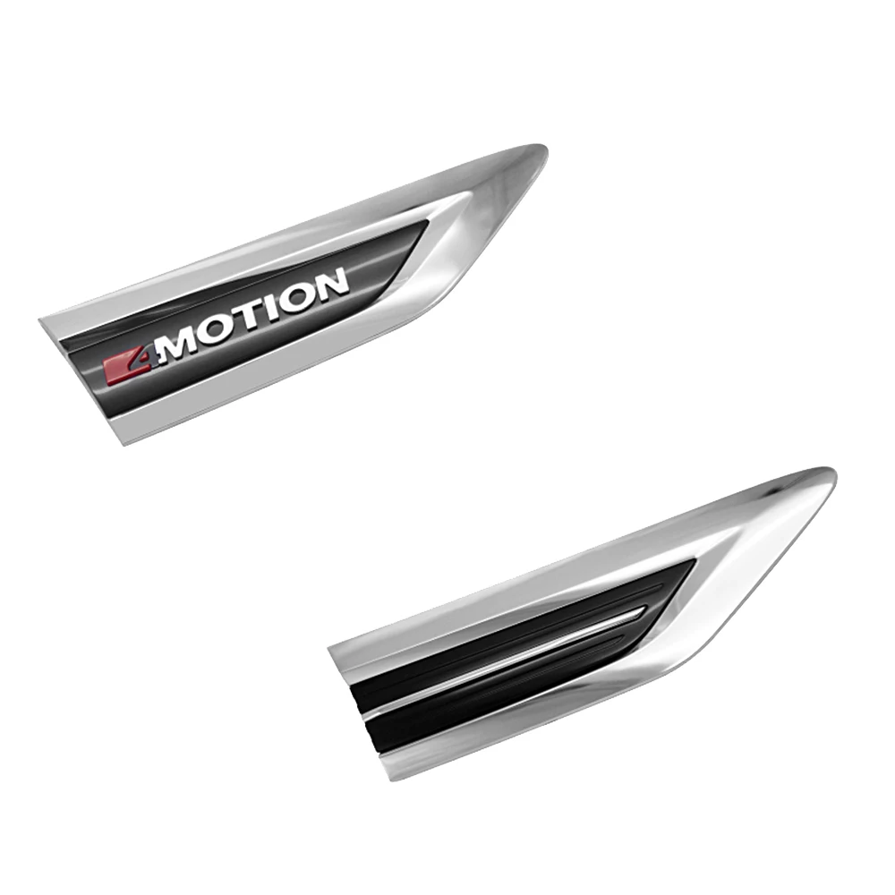 4Motion Logo Odznak Auto Predné Krídlo Blatník Dekor Nálepka Pre Volkswagen VW Tiguan MK2 4x4 4 MOTION Znak Auto Styling