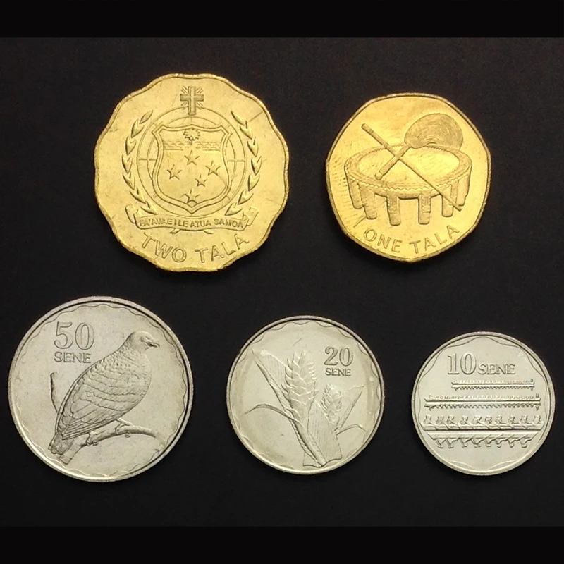 5 ks Samoa mince pôvodná minca 2011 rok Nie obehu