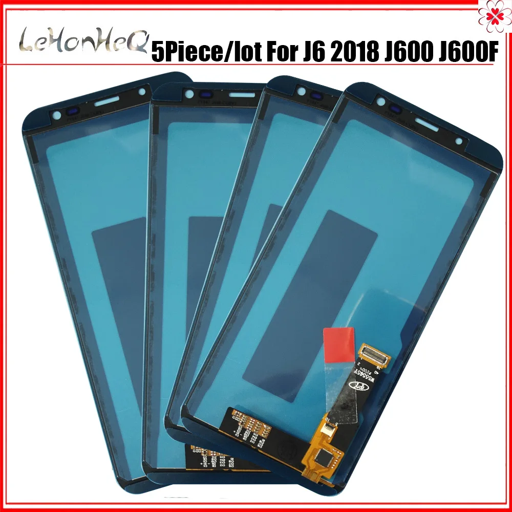 5 Kus/veľa Železa TFT LCD displej Pre Samsung Galaxy J6 2018 J600 J600F J600G LCD Displej Dotykový displej Digitalizátorom. Montáž