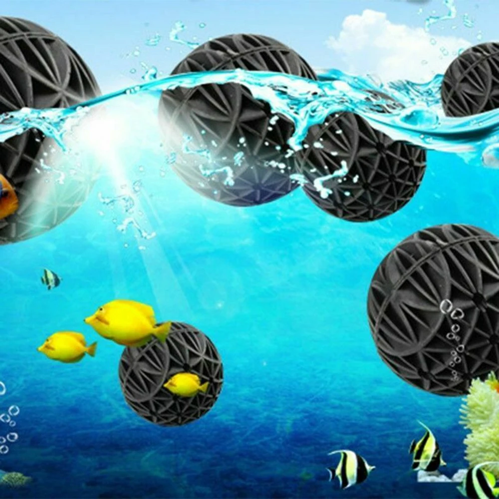 50PCS 26mm Akvárium Bio Gule Filter Médií akvárium Rybník Vody Bioballs Vysokej Kvality Zbrusu Nový Bio Filter Gule