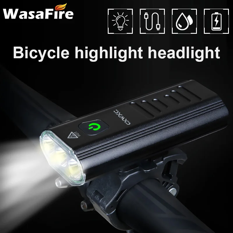 5200mAh USB Svetlo na Bicykel Nabíjateľná Požičovňa Svetlometu 5 Režime 1200L 3*T6 LED MTB, Road na Bicykli Predné Lampy, Bezpečnostné Noc na Koni