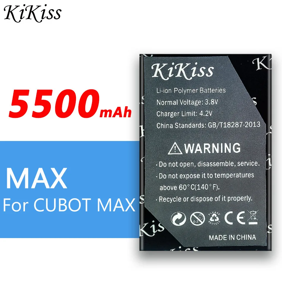 5500mAh pre CUBOT MAX Batérie Výmena záložnej batérie Pre CUBOT MAX Mobilný Telefón Na Sklade
