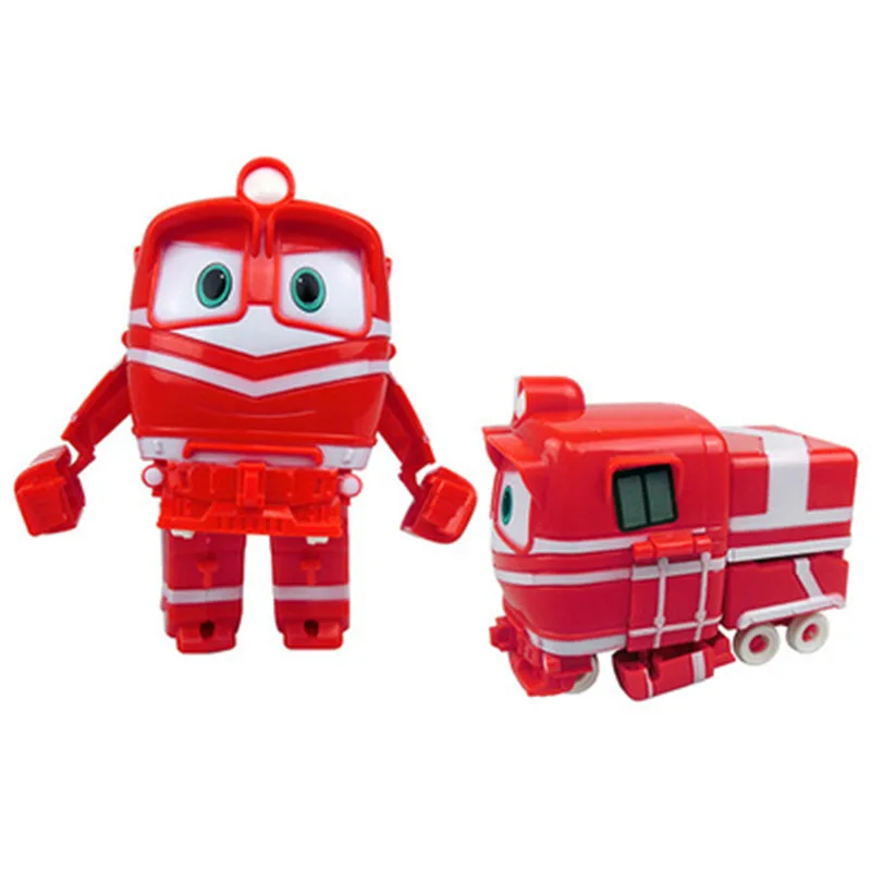 6 Typy 16 cm Väčšia Robota Vlaky Transformácie Kay Vlak Deformácie Vlak Auto Akcie Obrázok Hračky s funkciou opp Taška