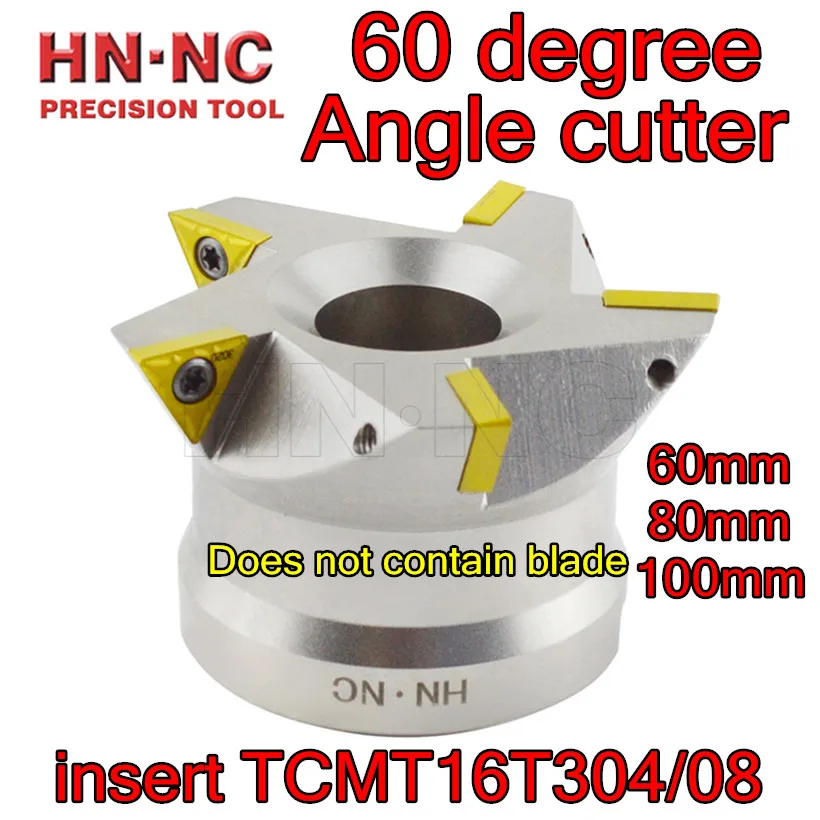 60 mm 80 mm 100 mm CNC 60 ° Uhol frézovania fréza disk. vložiť TCMT16T304/08 fréza disk neobsahuje čepeľ doprava Zadarmo