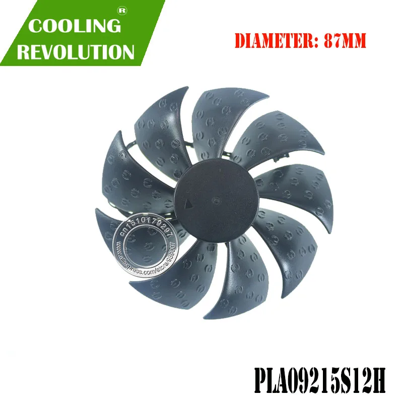 87MM PLA09215S12H DC12V 0.55 A 4Pin grafika ventilátor pre EVGA RTX 2060 XC HERNÉ