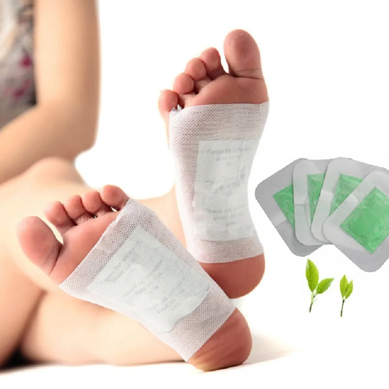 8Pcs Relaxačná Detox Nohy Škvrny Podložky Tela Toxíny Nohy Chudnutie Čistiace Bylinné Lepidlo Pokožku Nôh Masáž Zelený Čaj, Aróma
