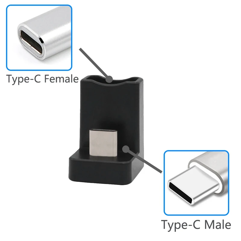90 Stupňov Typ-C Adaptér USB-C, USB 3.1 Typ-C Male-To-Female Rozšírenie Adaptér slúži pre Notebooky Tablety