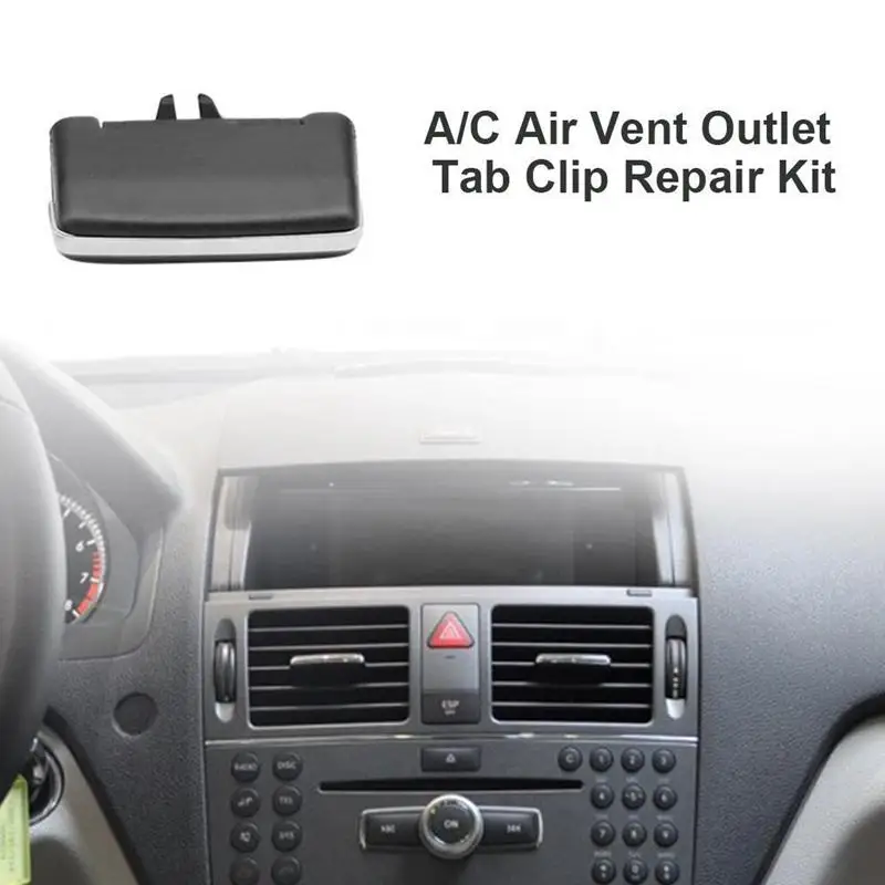 A/C Air Vent Zásuvky Kartu Klip Opravy Kit pre Mercedes-Benz W204 C180 C200 C260