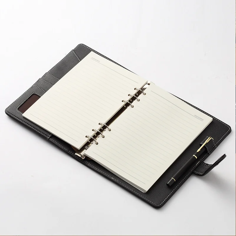 A5 Notebookpu Kožené Plánovač Agendy Diár Filofax Pad Cestuje Denník Vestník Kancelárii Školy Grafické Efekty, Prispôsobiteľné Logo