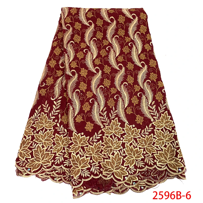 Africké Bavlna Swiss Voile Čipky Textílie s Kameňmi Hot Predaj Švajčiarskych Voile Čipky vo Švajčiarsku Bavlna Afriky Čipky Textílie APW2596B