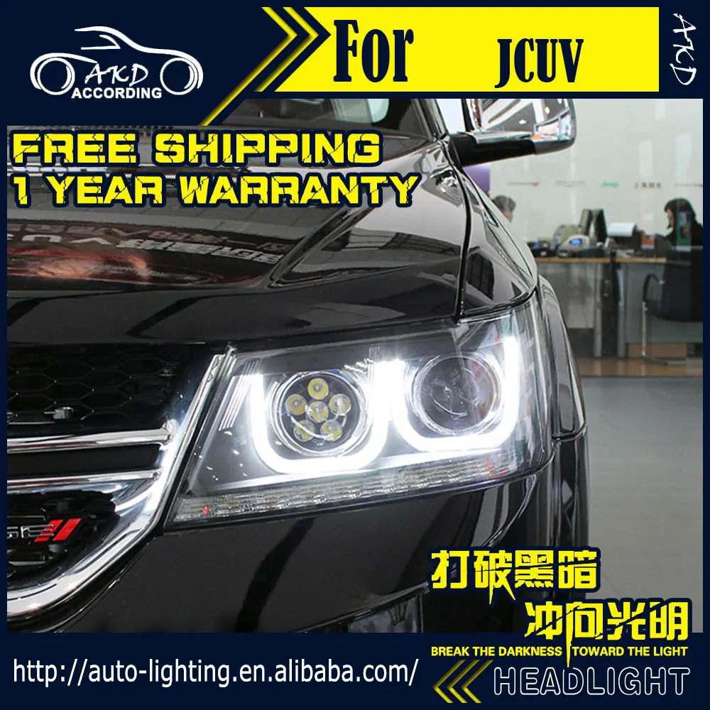 AKD Auto Styling Head Lampa pre Dodge Journey JCUV Svetlomety Freemont LED Reflektor H7 D2H Hid Možnosť Angel Eye Bi Xenon Lúč