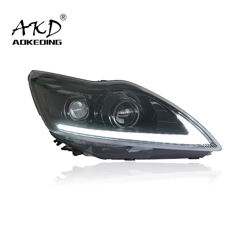 AKD Auto Styling pre Ford Focus Svetlomety Roky 2009-2011 Zamerať 2 LED Reflektor Dynamického Signálu Led Drl Hid Bi Xenon Auto Príslušenstvo