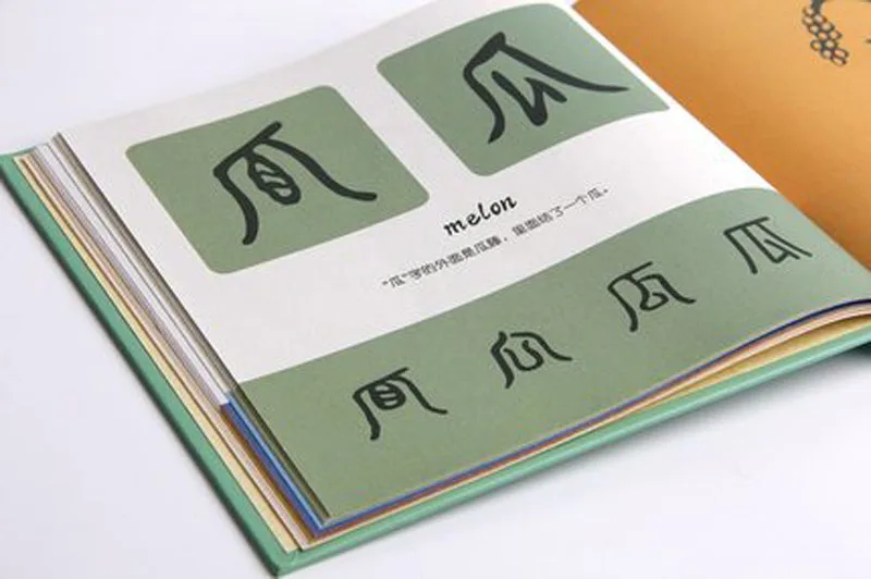 Ako kresliť čínske znaky Ťia Gu Wen vzdelávania v Ranom detstve osvietenie kognitívne obrázková kniha pre vek 3-6