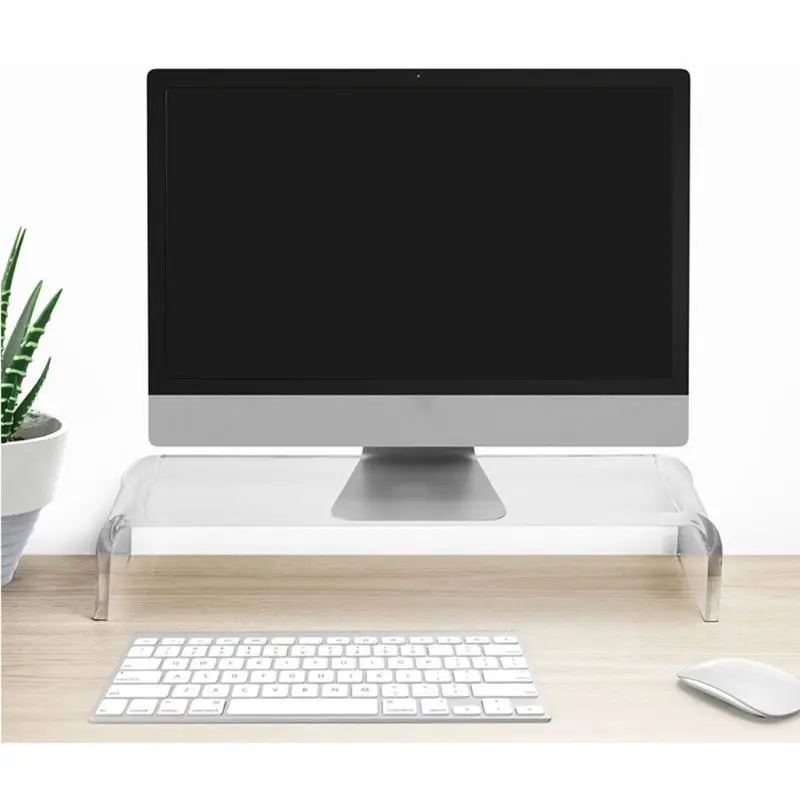Akryl Univerzálny Počítač, Monitor Podstavec Stojana na Home Office Business Desk Hráči Multi Media Platformu pre Notebook, Tlačiareň