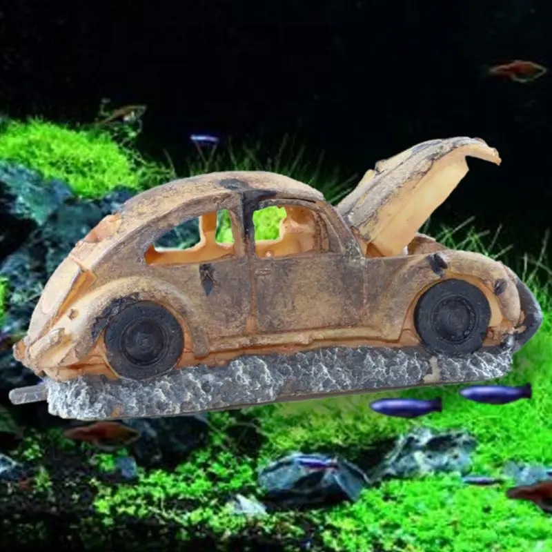 Akvárium Vzduch-Kyslík Pneumatický ovládané Auto Dekorácie Podvodné Krajiny akvárium Ornament