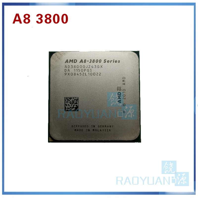 AMD A-Series A8 3800 A8-3800 2,4 GHz, 65W Quad-Core CPU Procesor AD3800OJZ43GX Socket FM1/ 905pin,predaj a6 3600 a8 3870 a8 3850