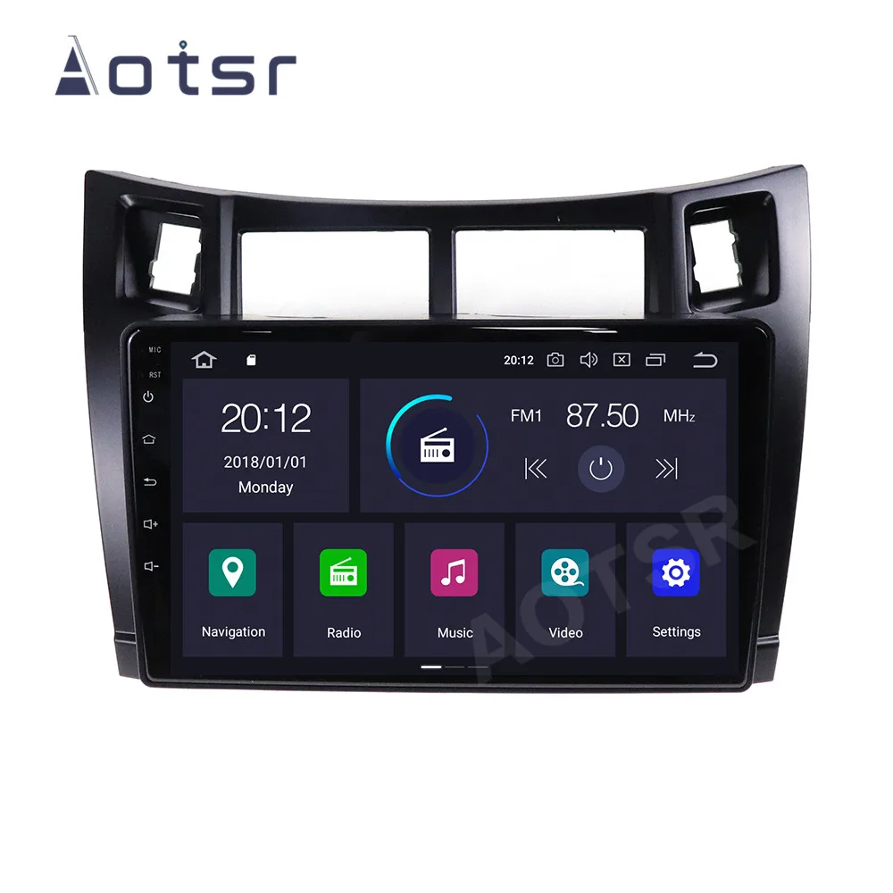Android 10.0 Auto DVD Prehrávač, GPS Navigáciu Pre Toyota Yaris 2008 aţ 2011 autorádio, hráč, Vedúci Jednotky Stereo Rekordér Multimediálne