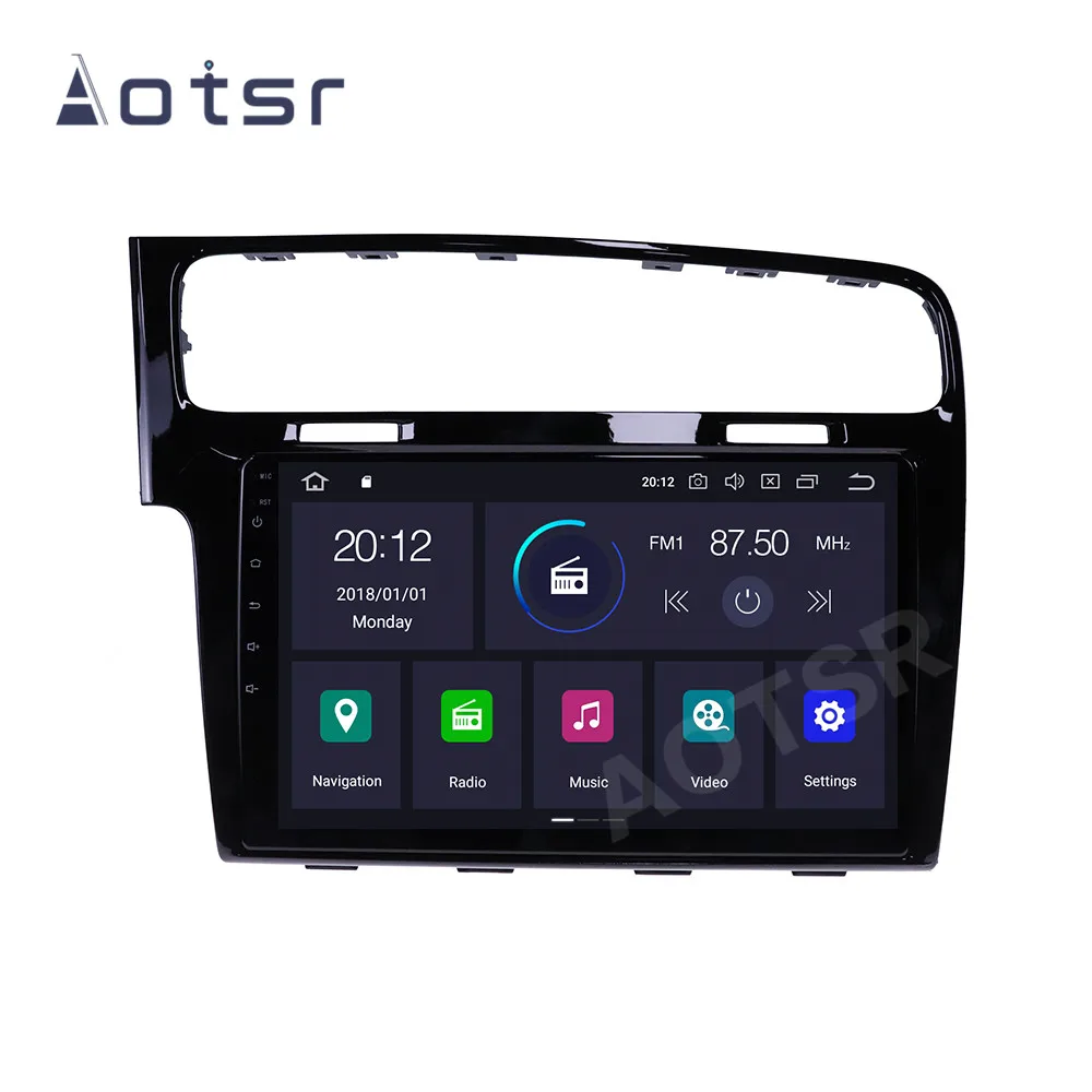 Android 10.0 GPS Navigácia, Rádio DVD Prehrávač NA-VG14 Volkswagen Golf-2018 Hráč Stereo Headuint Postavený v Carplay dsp